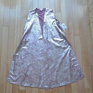LuLaRoe Joy Metallic Cardigan Vest